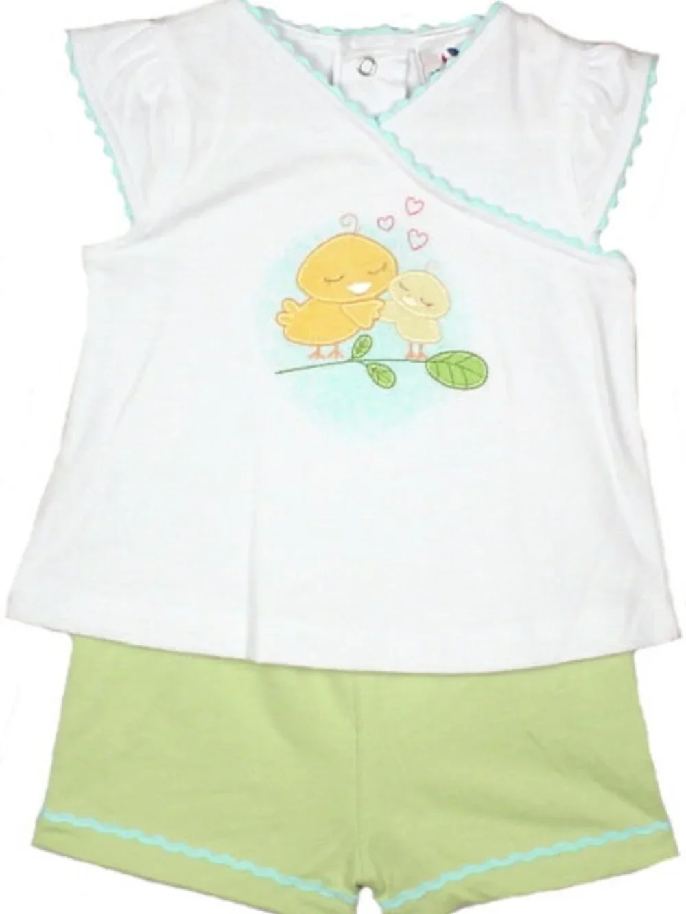 Absorba - Baby Girls' 2-Pc Chickie Short Set